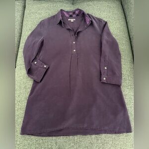 Women’s Burberry Purple Silk Tunic